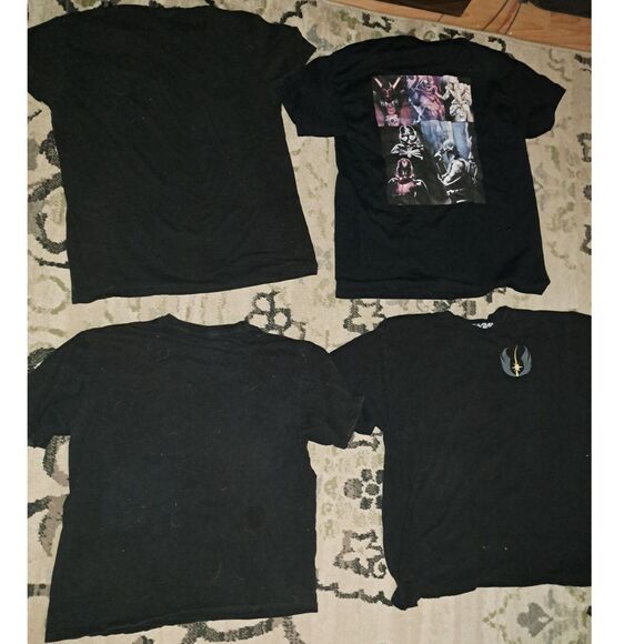 4 Vintage Star Wars Adult Tee's in Size Large May The Force Be With YOU! - Picture 4 of 11